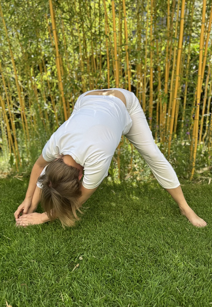 TRE Exercise 4 - Wide-Leg Forward Bend step 2